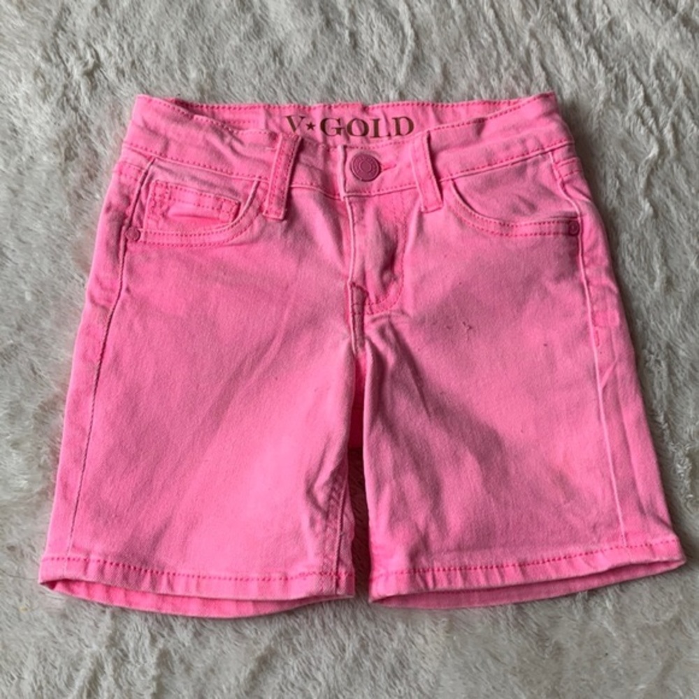 V-Gold Pink Burmuda Shirts